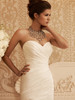 Sweetheart Ruched Satin Bridal Gown Casablanca 2106