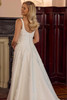 Back view of D4471 scoop back with fabric-covered buttons