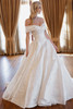 Front view of Essense of Australia D4604 ball gown wedding dress