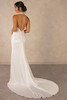 Back view of D4614 dress with open back