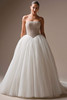 Front view of Sottero and Midgley Dmara Lane beaded tulle ball gown wedding dress