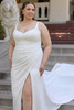 Essense of Australia D4439 Plus Size Wedding Gown