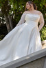 Essense of Australia D4457 Plus Size Wedding Gown