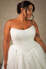 Essense of Australia D4553 Plus Size Wedding Gown