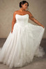 Essense of Australia D4553 Plus Size Wedding Gown