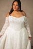 Essense of Australia D4591 Plus Size Wedding Gown