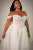 Stella York SY8345 Plus Size Wedding Gown