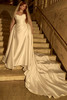 Front view of Maggie Sottero Melissa Royale plus size pearl wedding dress