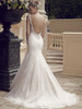 Casablanca 2185 Bateau Neckline Wedding Dress