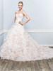 Organza Ruffled Ball Gown wedding dress Kenneth Winston 1653