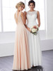 V-back bridesmaid dress Christina Wu 22813