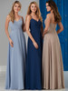 Beaded Trm Pleated Bust Bridesmaid Dress by Christina Wu 22832