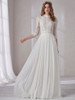 High Neckline wedding dress Pronovias Mimosa