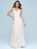 Front view of Allure Bridals 9611 dropped waist wedding dress