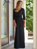 V-Neckline Mother of The Bride Gown Jade J215009U