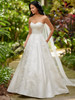 Front view Essense of Australia D3064 Matte Mikado wedding dress