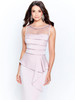 Close-up front view of Montage 120903 illusion bateau neckline with stone accents