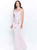 Front view of Montage 120903 petal stretch crepe mother of the bride dress