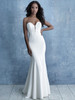 Stretch Crepe wedding dress Allure Bridals 9702