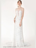 Slim Flare Bridal Gown by Chic Nostalgia Sage 001500027