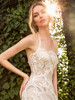 Flower Patterned Chic Nostalgia Wedding Dress Jasmine