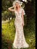 Cap Sleeved Bridal Gown by Chic Nostalgia Lily 101500164