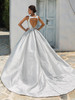 open back mikado wedding dress justin alexander 8970