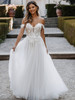 Off The Shoulder Allure Bridals Wedding Dress 9914