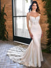Front view Essense of Australia D3458 lace wedding dress