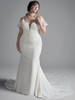 Cold Shoulder Plus Size Maggie Sottero Wedding Gown Bracken Lynette