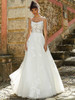 Front view Morilee Filippa 2474 beaded strap wedding dress