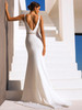 Form Fitting Beaded Cutouts Pronovias Wedding Gown Alaia