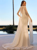 Feathery Beaded Bodice Pronovias Wedding Gown Iris