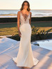 Feathery Beaded Bodice Pronovias Wedding Gown Iris