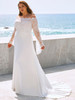 Scalloped Off The Shoulders Pronovias Wedding Gown Madison