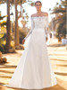 Flowing A-Line Skirt Bridal Dress Pronovias Madison