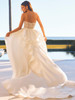 Strapless Plunging Keyhole Pronovias Wedding Gown Phoebe