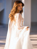 A-Line Chiffon Skirt Pronovias Wedding Gown Katinka