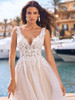 Guipure Lace Bodice Pronovias Wedding Gown Lavinia