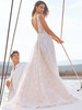 Translucent A-Line Pronovias Wedding Gown Makena