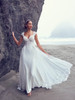 A-Line Crepe Sottero and Midgley Bridal Dress Anson