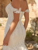 Maggie Sottero Frederique wedding dress side view fitted lace silhouette
