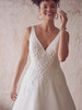 Deep V-Neckline Maggie Sottero Wedding Gown Paxton