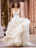 V-Neck A-Line Morilee Wedding Gown Josie 2508