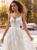 Plunging Illusion Morilee Wedding Gown Jeanelle 2514
