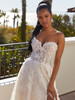 3D Floral Morilee Wedding Gown Magdalena 2558