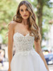 Sweetheart Strapless Blu Wedding Gown Janet 4103