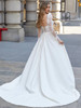 Strapless A-Line Blu Wedding Gown Jolene 4108