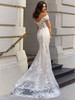 Off The Shoulder Blu Wedding Gown Jane 4110