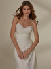 Bodice detail of Mia 4124 pearl and crystal beaded wedding dress